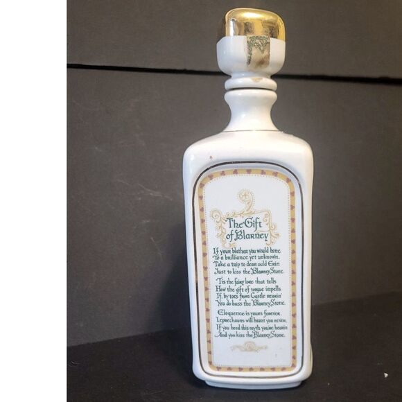 1970 Stitzel‎ Weller Old Fitzgerald Blarney Bottle Gaelic Irish Ireland Decanter - Picture 2 of 10